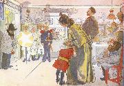 Carl Larsson Star Boys Call at Larssons oil painting on canvas